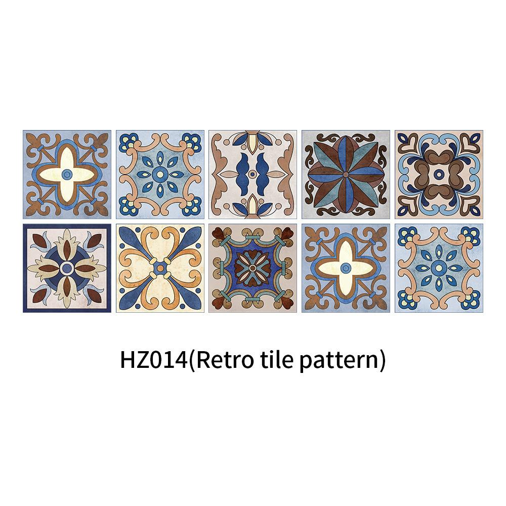 European Style Tile Wall Sticker Self-Adhesive Thickened Kitchen Stove Oil-Proof Sticker Bathroom Waterproof Tile Sticker
