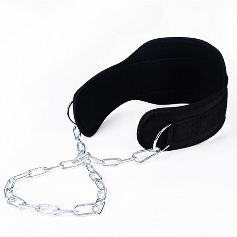 Dipping Belt Body Building Weight Lifting Chain Exercise Gym Training Strap Comfortable Waist Support For Men & Women