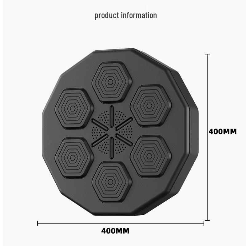Children's Bluetooth Music Boxing Target with Adjustable Levels for Home Fitness
