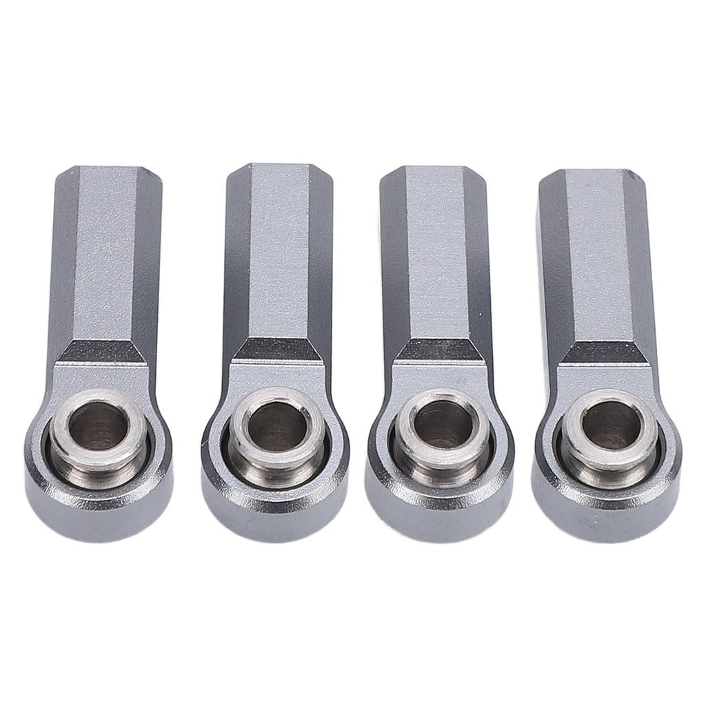 4PCS Metal Joint Alloy for 1/10 Model Car 7.0mm Diameter M4 Thrd RC Car Joint 4 Straight