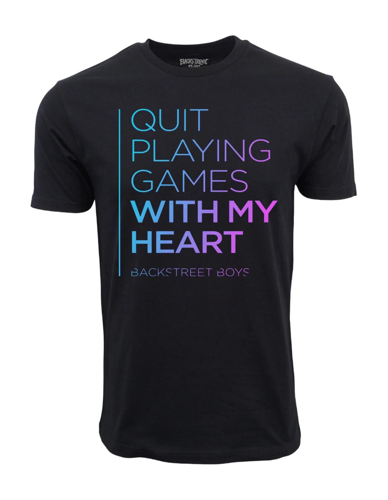 Unisex Adult Casual Graphic BACKSTREET BOYS QUIT PLAYING GAMES GRAP... XXXXL