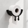 3D Printed No-Drill Toilet Paper Holder and Storage Rack