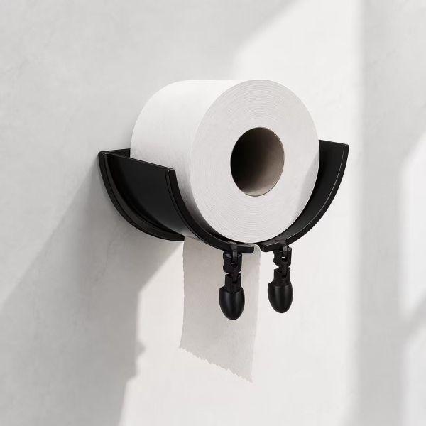 3D Printed No-Drill Toilet Paper Holder and Storage Rack