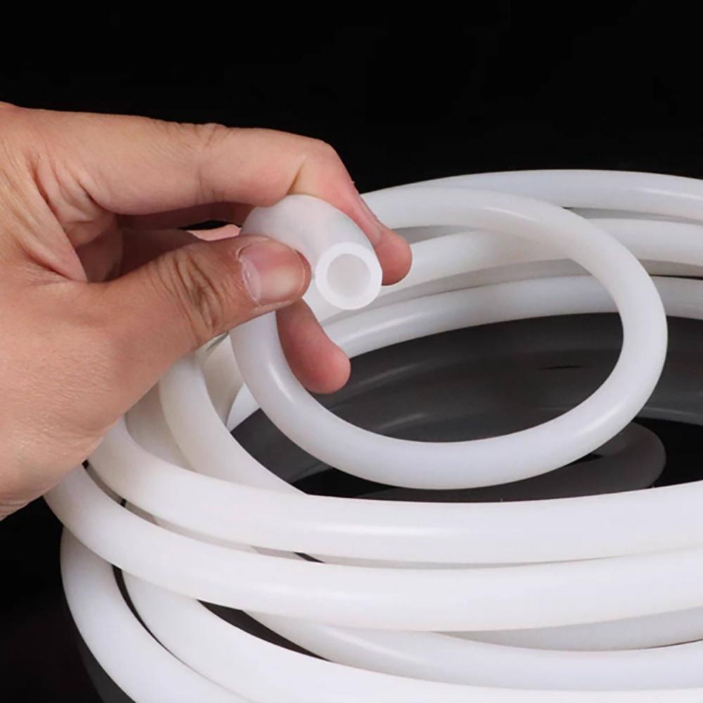1/5meter Silicone Tube Seal Hose Semi Transparent Tube Elastic High Temperature Resistant Heat-Conducting DIY Tube OD 4mm-40mm