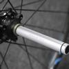 Bicycle Bike Thru Axle Hub Adapter 15mm To 12mm Quick Release Skewer Silver