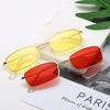New Personalized Fashion Small Frame Square Sunglasses Metal Men's and Women's Fashion Candy-colored Sunglasses