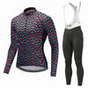 Mens Long Sleeve Cycling Jersey Shorts Set Mountain Bike Riding In
