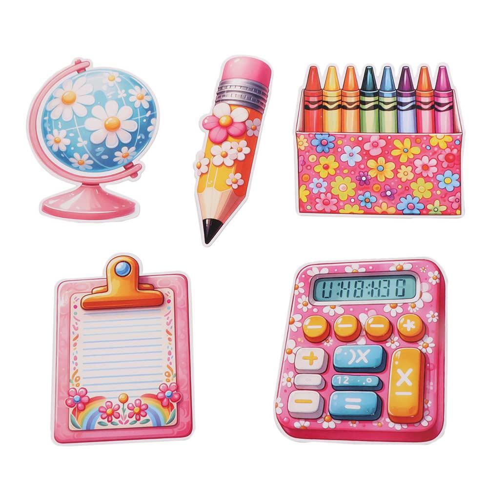 Cartoon Back To School Spiral Banner Paper Welcome Hanging Flag Classroom Kindergarten