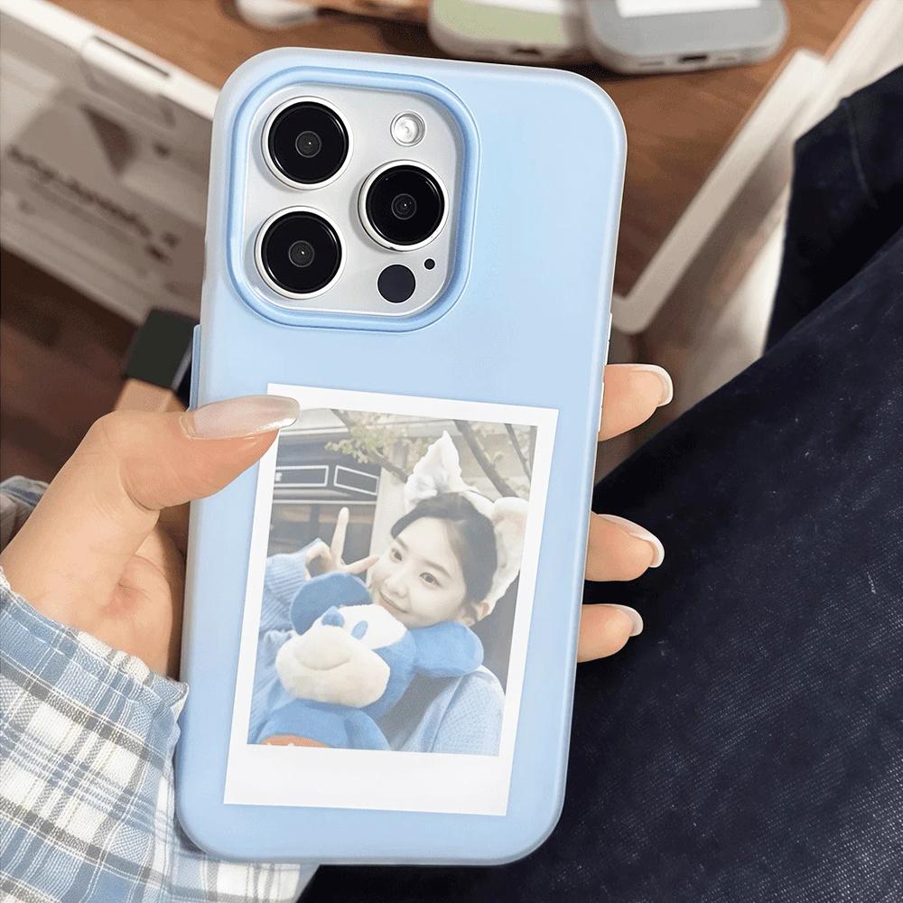 2 In 1 Card Holder Shockproof Case For iPhone Air 17 16 15 14 13 Pro Max Candy Color Matte Hard Cover Hybrid Shell Soft Shell