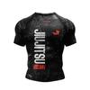 T-shirt Homme Respirant à Séchage Rapide pour le Sport Impression 3D Street Outdoor Jiu-jitsu Boxe Uniforme d'Entraînement d'Équipe Vêtement Haut à Manches Courtes
