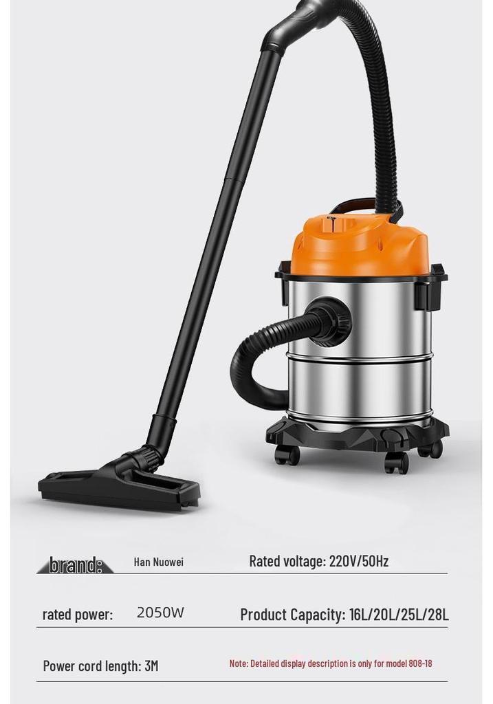 Compact Handheld Vacuum Cleaner with Strong Suction for Wet and Dry Use, Ideal for Initial Cleaning on Carpets