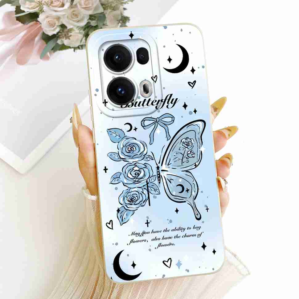 Petty Girl Hülle Für Oppo Reno13 Pro Hülle CPH2697 PKK110 Silikon Weiche Schutzhülle Für Oppo Reno13 Reno 13 Pro 5G Hüllen Tasche