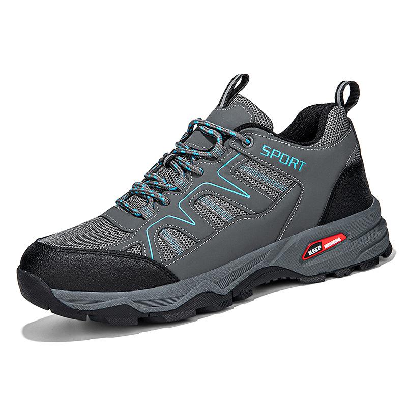 New low-top outdoor hiking casual shoes mesh breathable lightweight soft-soled hiking shoes couple shoes