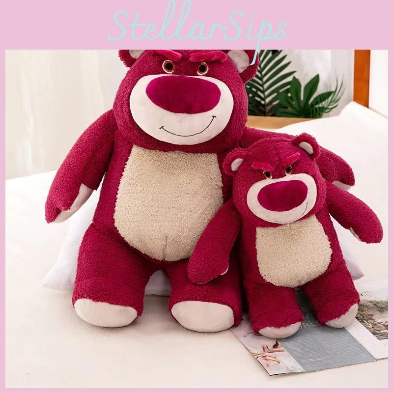 Pink Rose Lotso Plush Toy Cute Cartoon Sleep Buddy Girls Children Gift Birthday