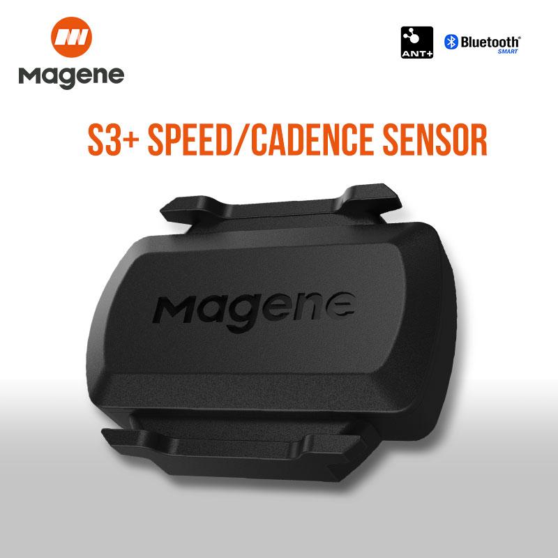 

Датчик каденса и скорости Magene S3+ Спидометр ANT+ Bluetooth Совместим с Garmin IGP Bryton Велокомпьютер Беспроводной 1Pc S3 Sensor