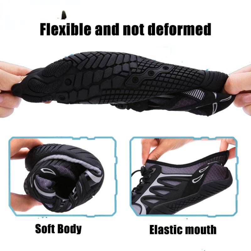 Water Shoes For Men Women Beach Barefoot Aqua Shoes Drainage Wading Sneakers Five Fingers Sport Swim Sandals Yoga Gym Diving Surfing Boating