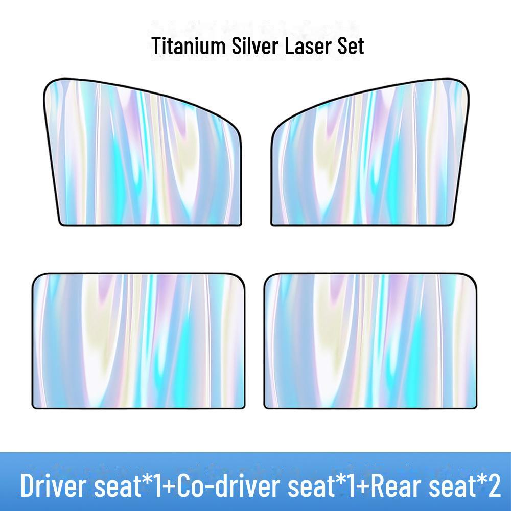 Car Magnetic Sunshade: Interior Insulation & Blackout Window Curtain.