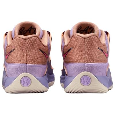 KD 18 Breathable Basketball Shoes Unisex Purple Orange HV1991-501