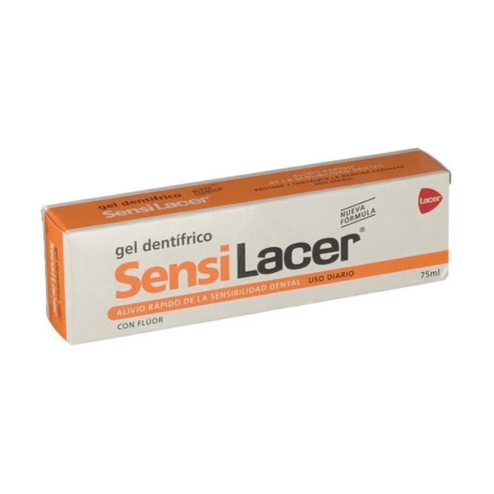 Gel Dentifrice Sensilacer - Lacer - 75 Ml - Action Désensibilisante - Hygiène Bucco-dentaire