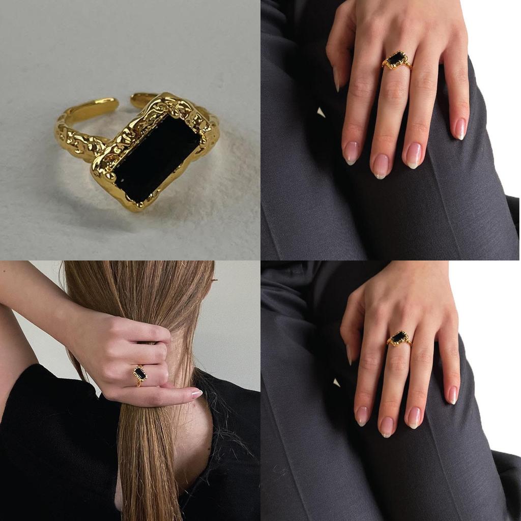 925 Textured Contemporary Sterling Silver Ring In Geometric Style Perfect For Everyday Wear