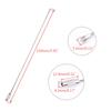 Pacote de 10 Argolas de Aço Inoxidável com Cabo de Aço Chaveiros Argolas para Chaves Kit de Chaveiro com Cabo de Aço Perfeito para Chaves e Etiquetas de Bagagem