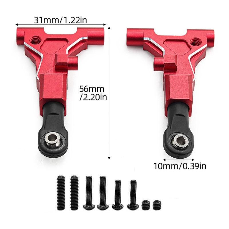 Simulated Car Metal Suspension Upgrades for 1/10 Remote Car for Truck Model Car Control Arms Upgrades Front Lower Arms