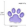 Animal Muticolor Cat Dog Paw Enamel Pin Brooch Cartoons Badge For Bags Jeans Hoodies Denim Lapel Pin Jewelry Kids Best Gift