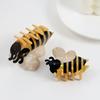 Hair Claw Cartoon Bee Shape Back Head Hair Clip Anti-slip Teeth Strong Grip Shower Hair Clamp Versatile Use Hair Accessory