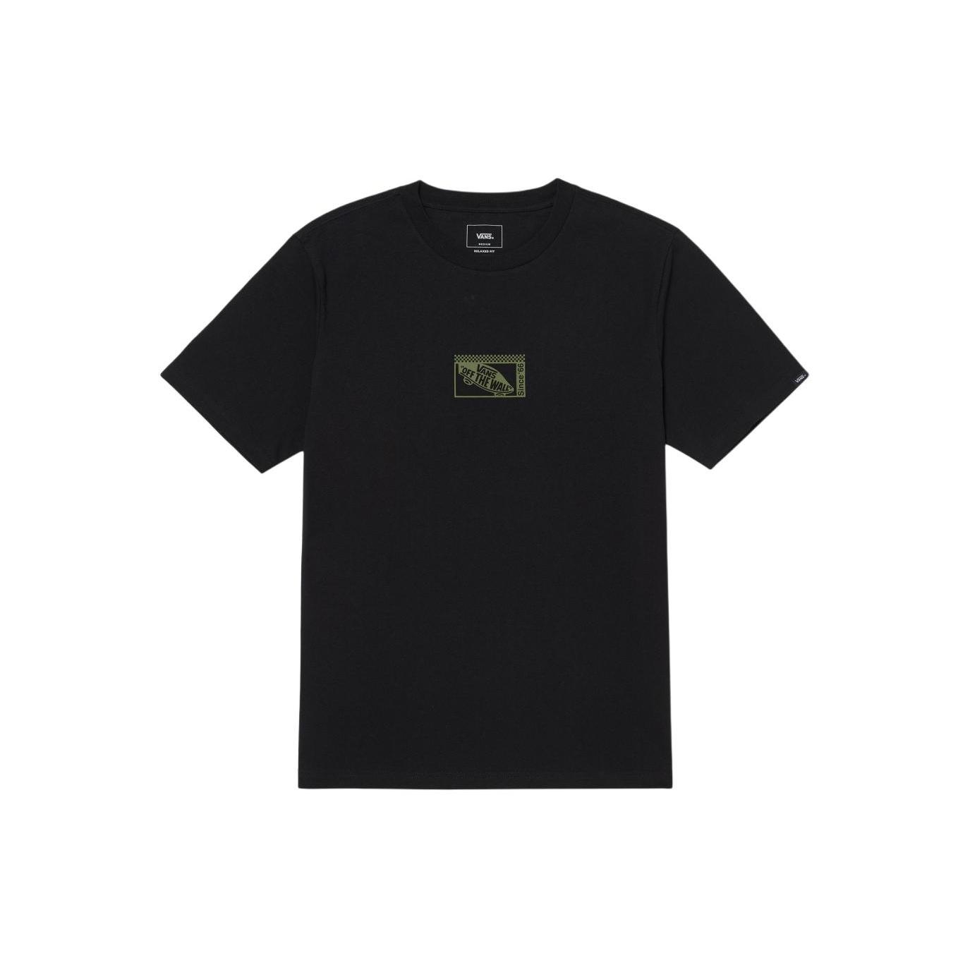 Vans Overstimulated Skates Graphic T-Shirt Black Green Men s VN000GQJBLK S