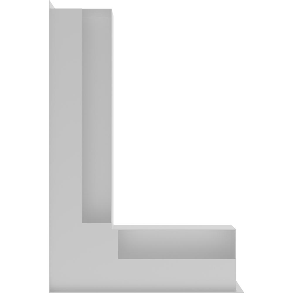 Vent Cover LUFT rohový levý 60x40x9 bílý