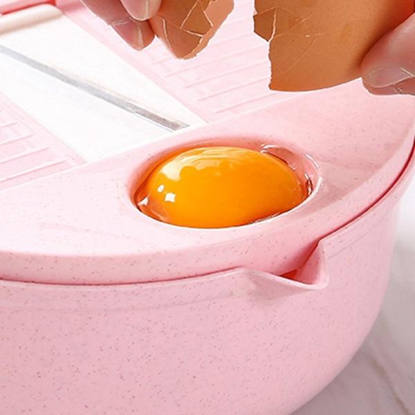 12Pcs New Multifunction Manual Vegetable Slicer Potato Fruit Cutter Grater Shredder Kitchen Chopper Cutter Drain Basket Food Strainer