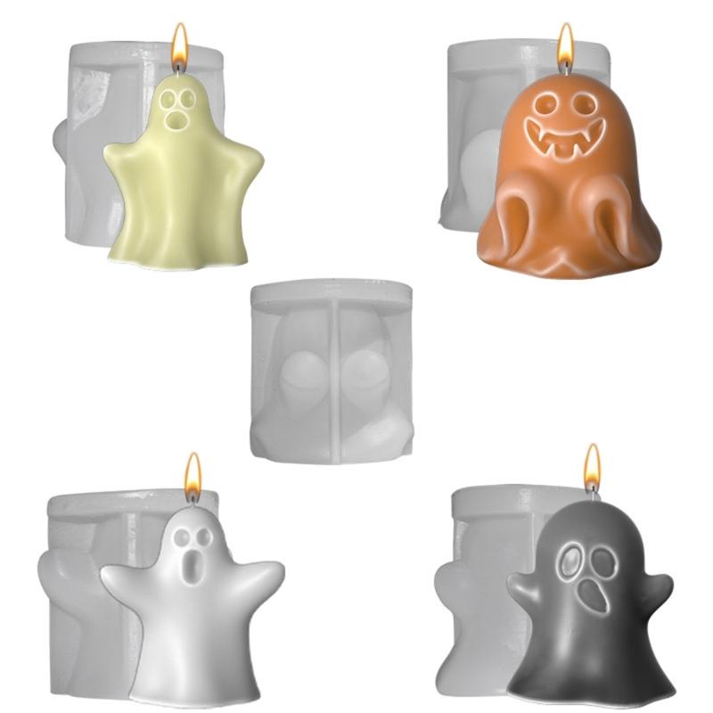 Halloween Spirits Candle Silicone Mold DIY Epoxy Resin Mold Table Ornament Mould