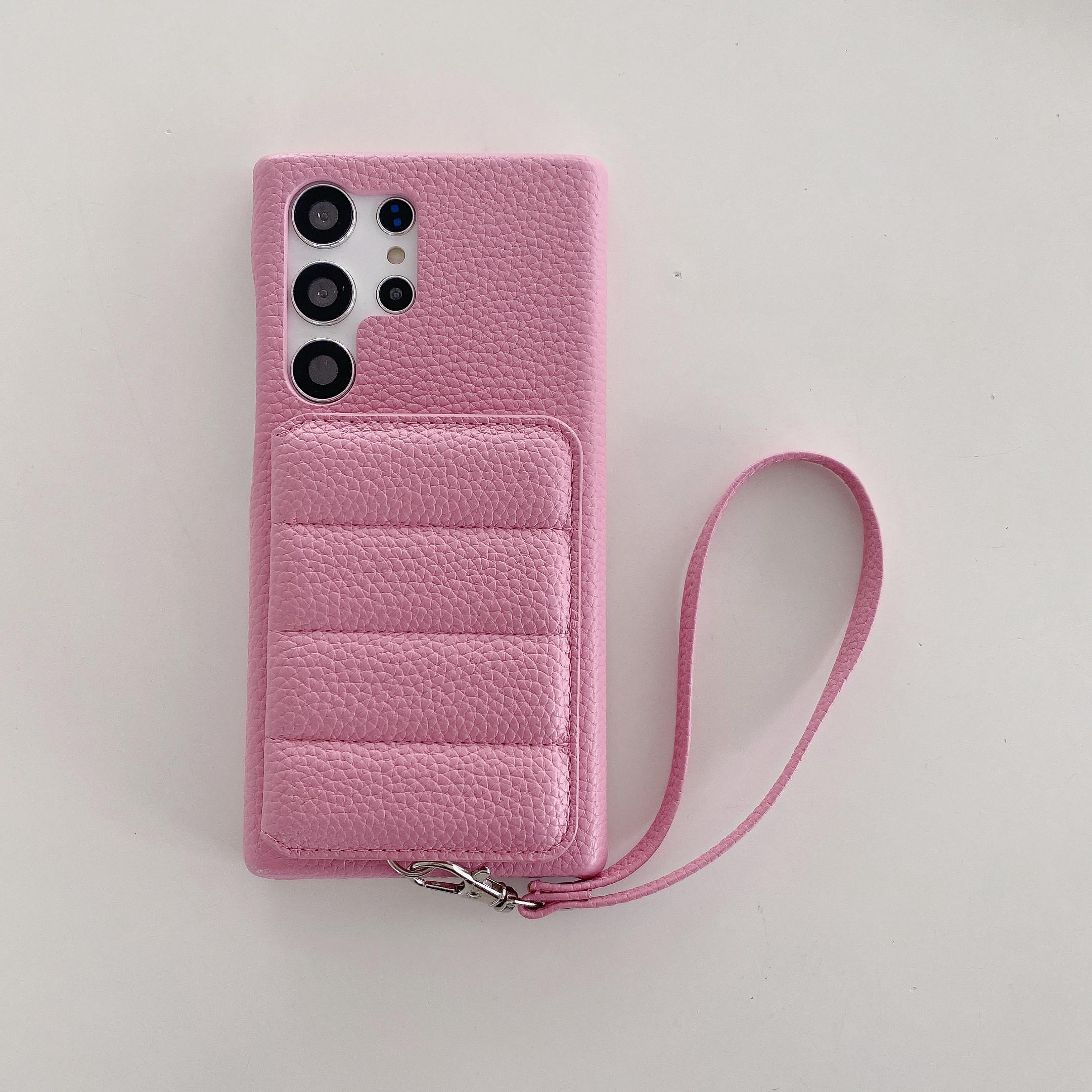 

Luxury PU Leather Lanyard Wallet Case For Samsung For Galaxy S25 S24 S23 S21 S20 FE S22 Plus Note 20 Ultra A52 A53 A54 For A52