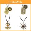 Japanese Anime One Piece Pirate King Gol D. Roger Pendant Necklace Cartoon Style