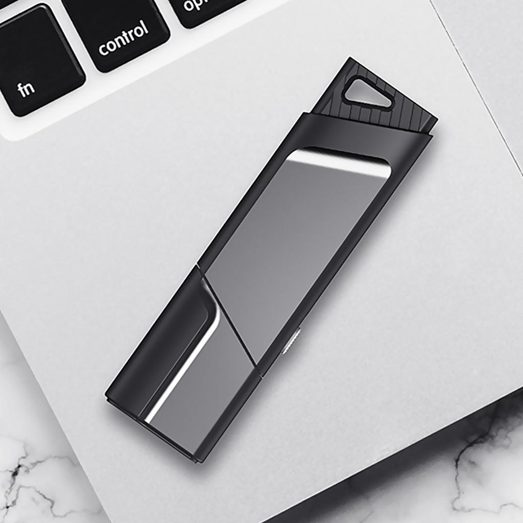 Clé USB Netac U336 USB3.2 Portable Haute Vitesse Protection en Écriture Clé USB Flash Drive Large Compatibilité Noir