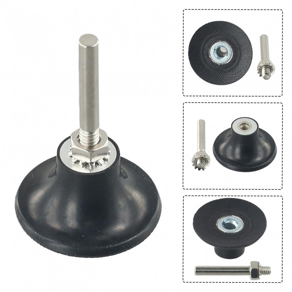 Holder Sanding Disc M6 Polish Quick Replacement Rubber+Steel