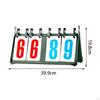 Tabletop Flip Scoreboard 4/5/6 Digit Score Flipper Sports for Table Tennis Many Games