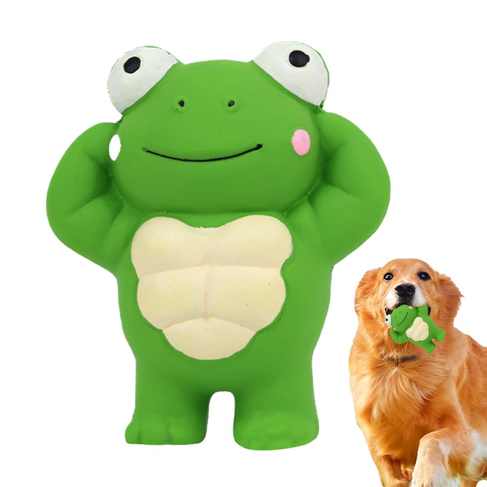 Latex Pet Chew Toy Funny Animal Chew Toys Latex Squeaky Toys Dog Toy Panda Soft Interactive Pet Supplies for Large Dogs & Medium
