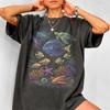 T-shirt Grafica Pesci Tropicali, Maglietta Vita Marina Oceanica, Maglietta Pepper Comfort Colors®, Top Vintage Acquario, Regalo Subacquea