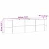 Elevated Planter Box Brown 320 X 80 X 81 Cm Steel