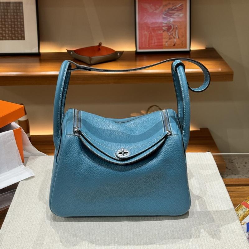 2026 new first-layer cowhide tc cowhide 19cm mini lindy bag crossbody leather medicine bag genuine leather women's bag
