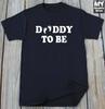 Daddy To Be T Shirt Cute Dad Gift New Baby Foot Print Announcement