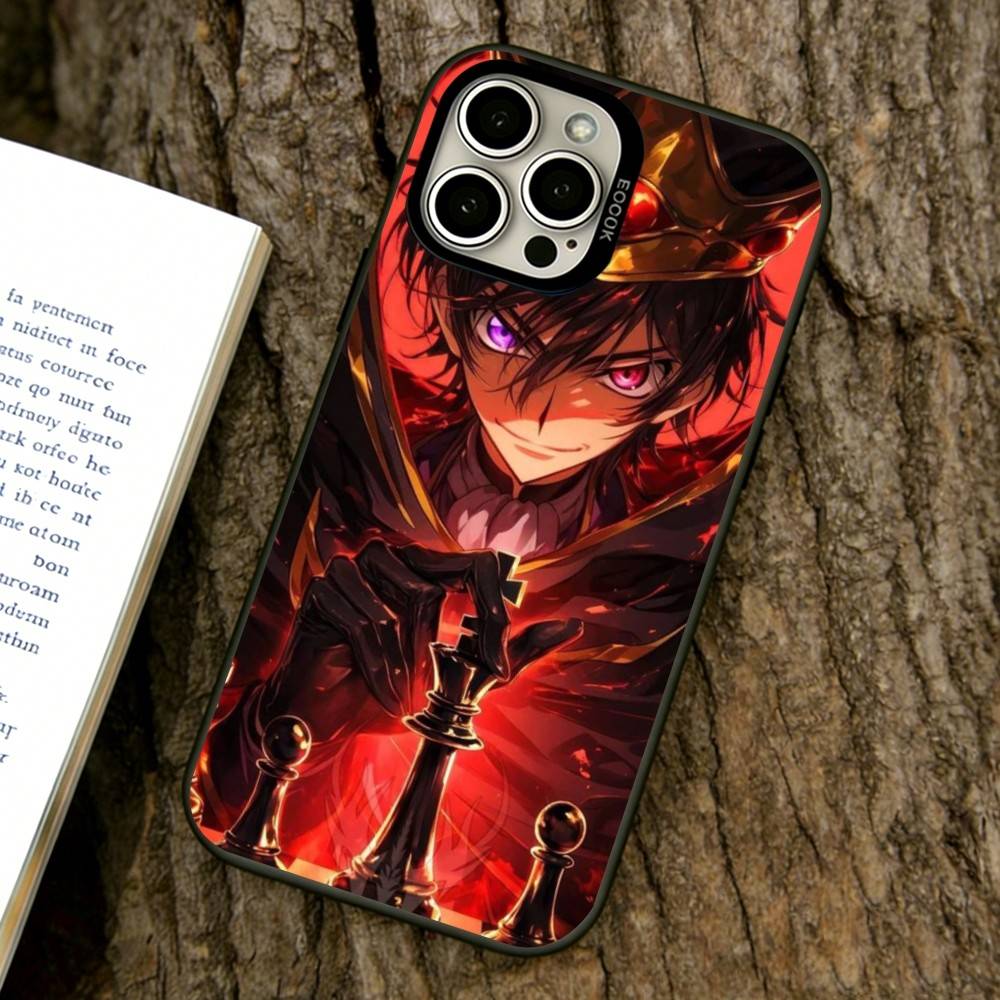 Code Geass Handyhülle Für iPhone 17,16,15,14,13,12,11 Plus,Pro Max,XS,Bunte Silberne Handyhülle Funda Cover