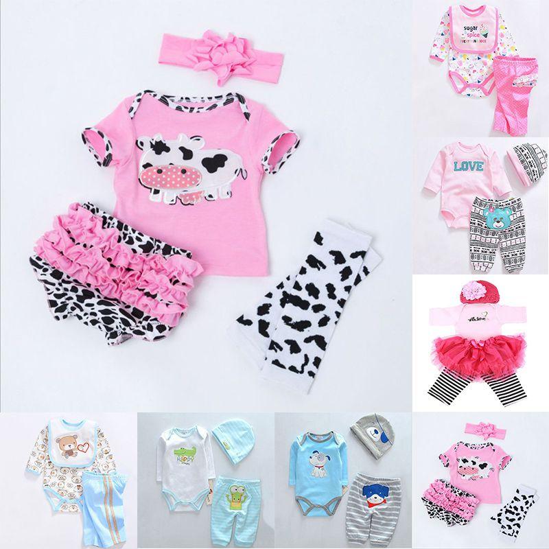 Baby Dolls Lifelike Romper Dress Clothes For 2223 Reborn Baby Girl Doll Boy