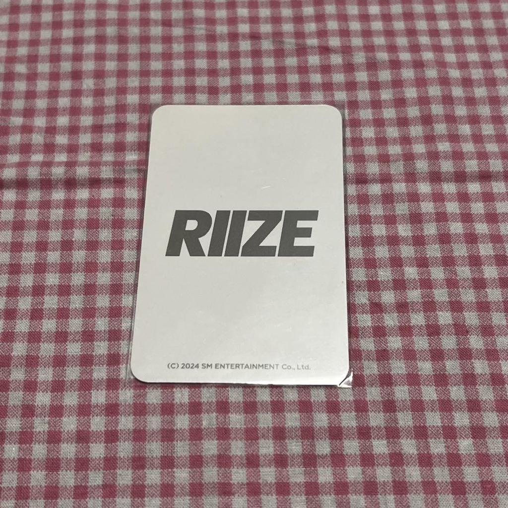 [USED] RIIZE Pop-up 100,000 won Bonus Trading Card Shotaro