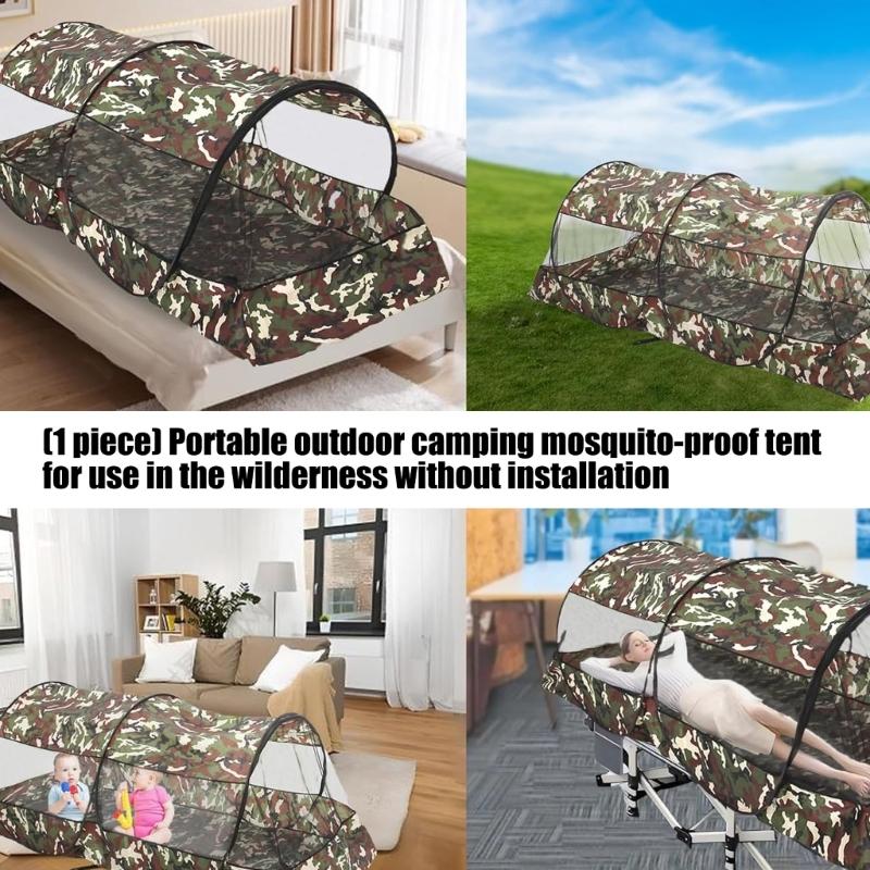 U2JB Folding Outdoor Mosquitoes Mesh Tent Breathable Convenient Mesh Sleep Net