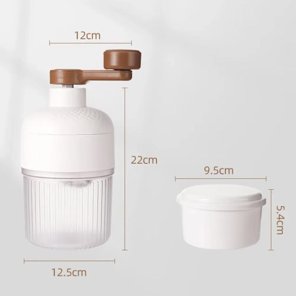 Manual Shaved Ice Maker Machine Set With Ice Trays Ideal for Making Snowcones and Slushy Household Portable Small Hail Machine