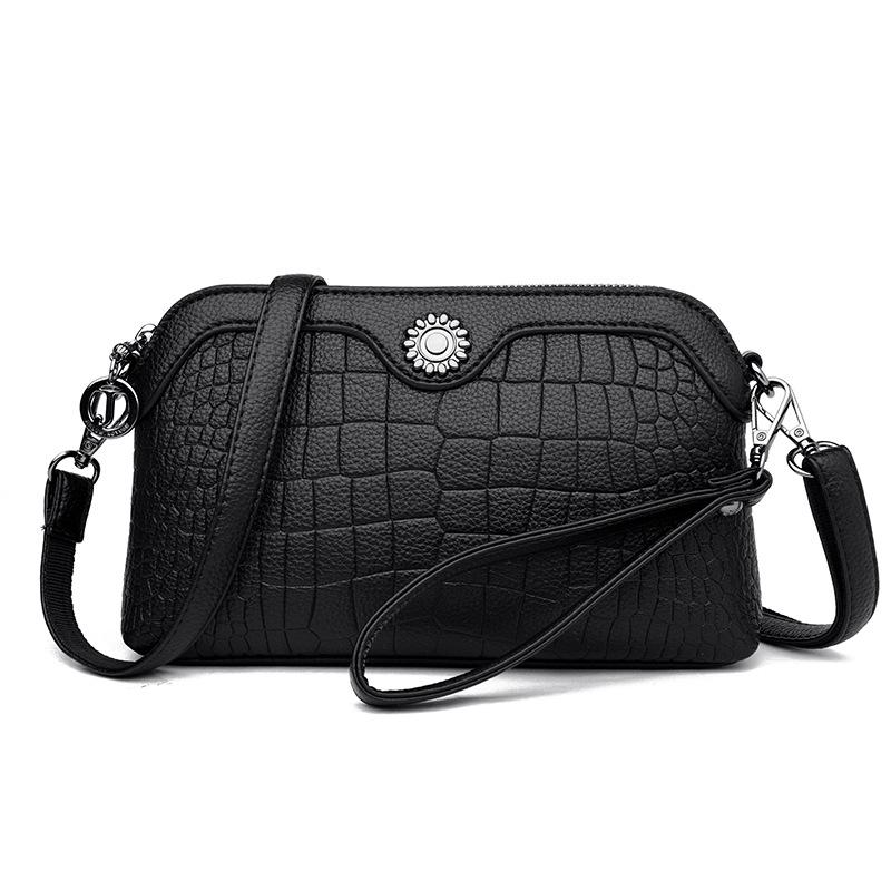 New Arrival Women's Stone Embossed Crossbody Bag - Mini Shoulder Bag with Phone Pocket, Versatile Commuter-Friendly Purse for Daily Essentials