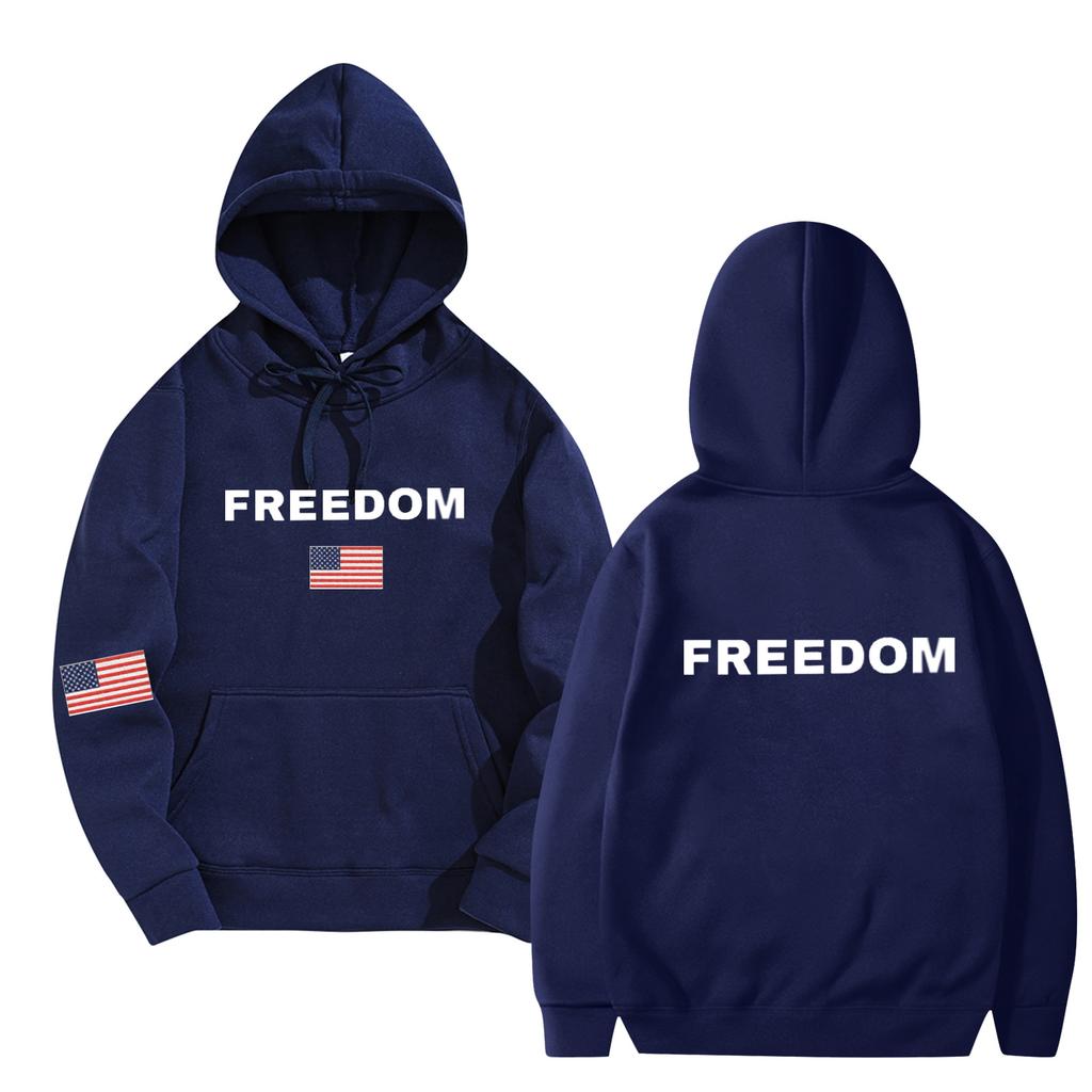 Women's And Men's  Fashionable Hooded Long Sleeved Printed Casual Pullover Unisex Sweatshirt Top