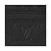 Louis Vuitton Double Card Holder Black Monogram Shadow Calf Leather Men Wallets M81415